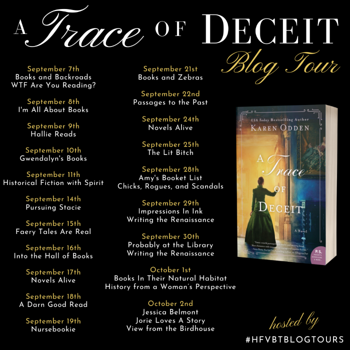 A Trace of Deceit Blog Tour Banner