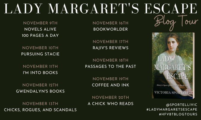 Lady Margaret's Escape_Blog Tour Banner