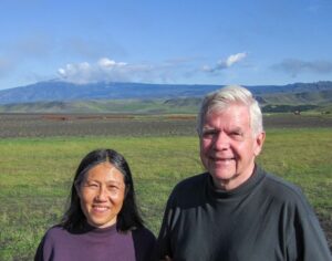 Sverrir Sigurdsson with Veronica Li