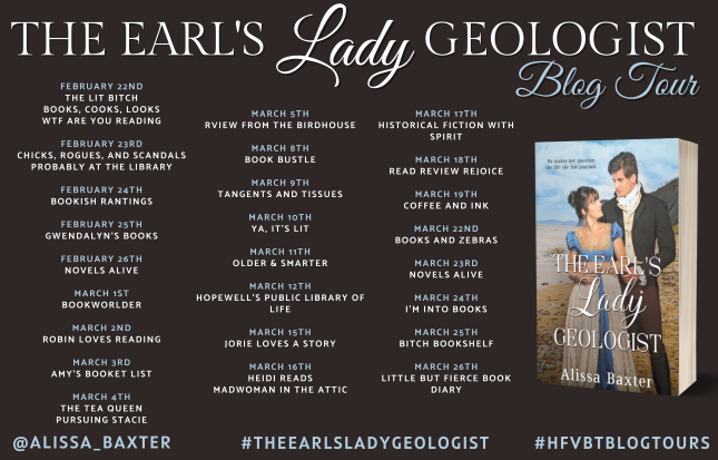 The Earl's Lady Geologist_Blog Tour Banner