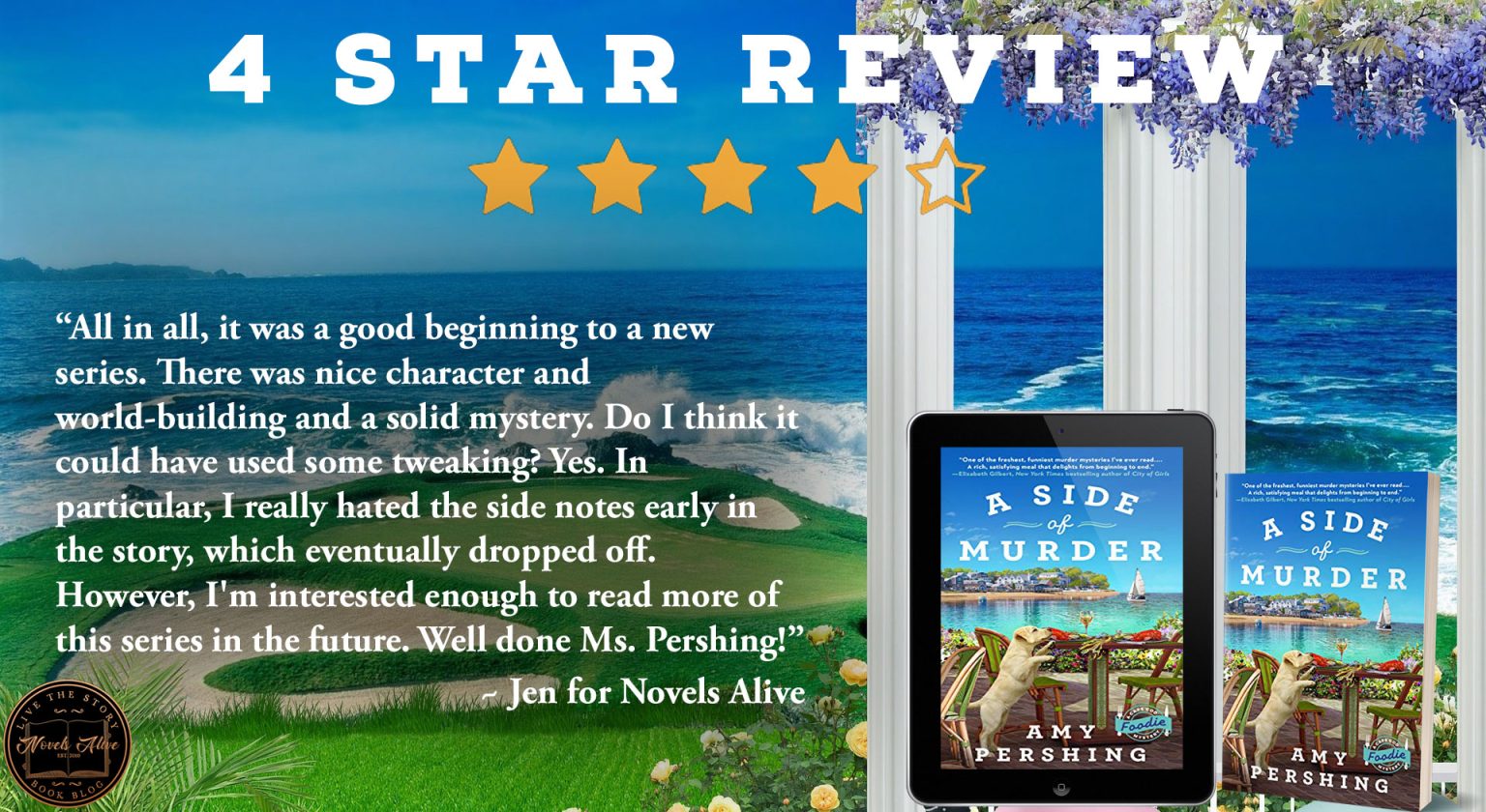 Novels Alive | 4 STAR REVIEW: A SIDE OF MURDER by Amy Pershing
