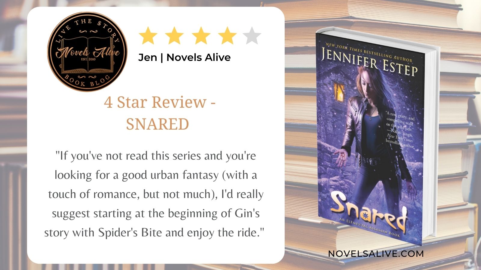 Book Review Jennifer Estep Twitter