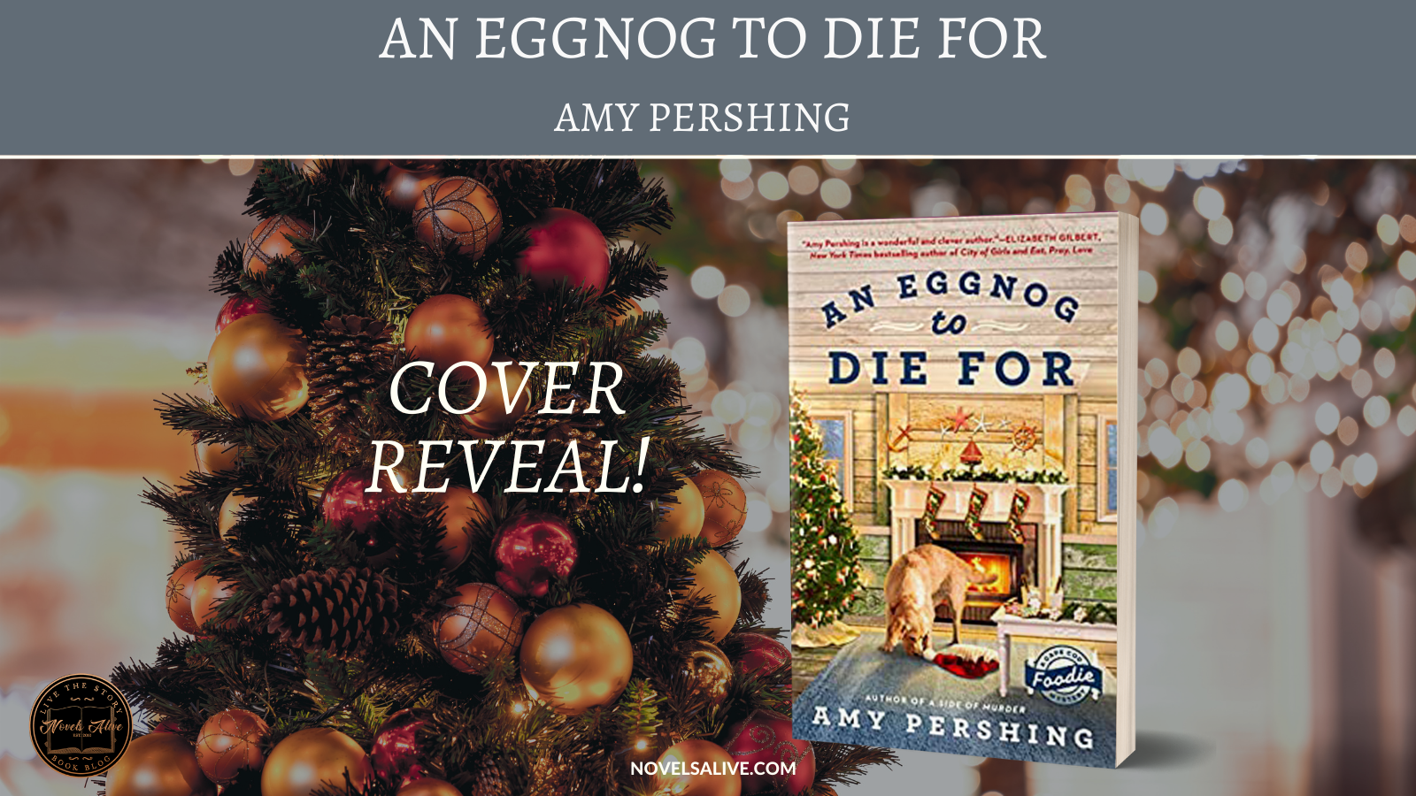 Novels Alive | COVER REVEAL: AN EGGNOG TO DIE FOR by Amy Pershing