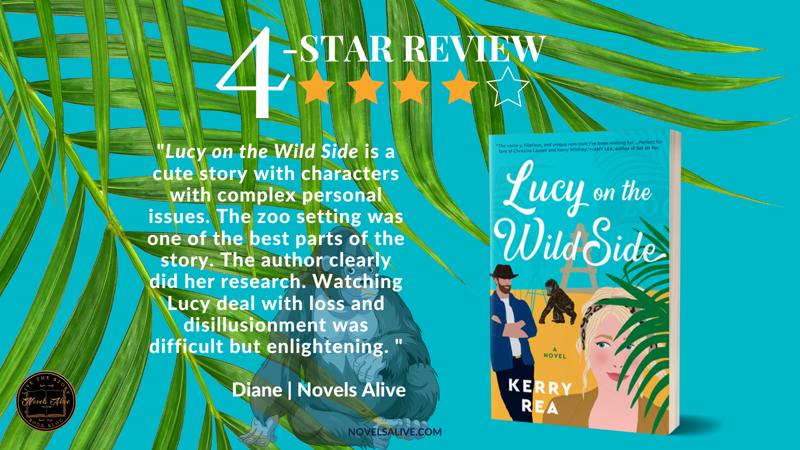 REVIEW: Lucy on the Wild Side by Kerry Rea – Jeeves Reads Romance