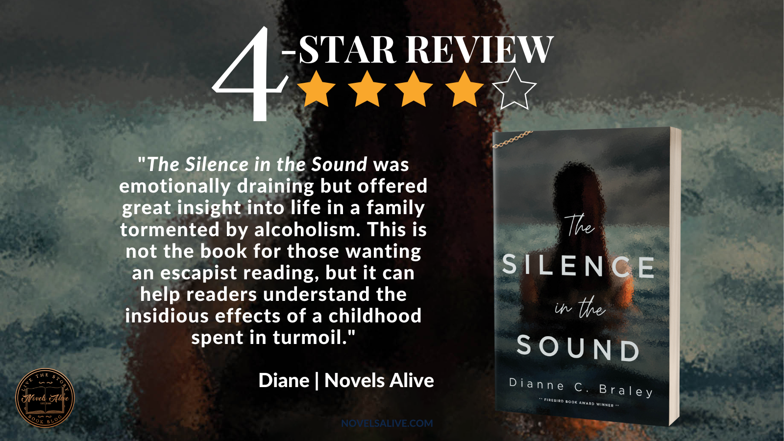 Novels Alive  4-STAR REVIEW: THE SILENCE IN THE SOUND By Dianne C