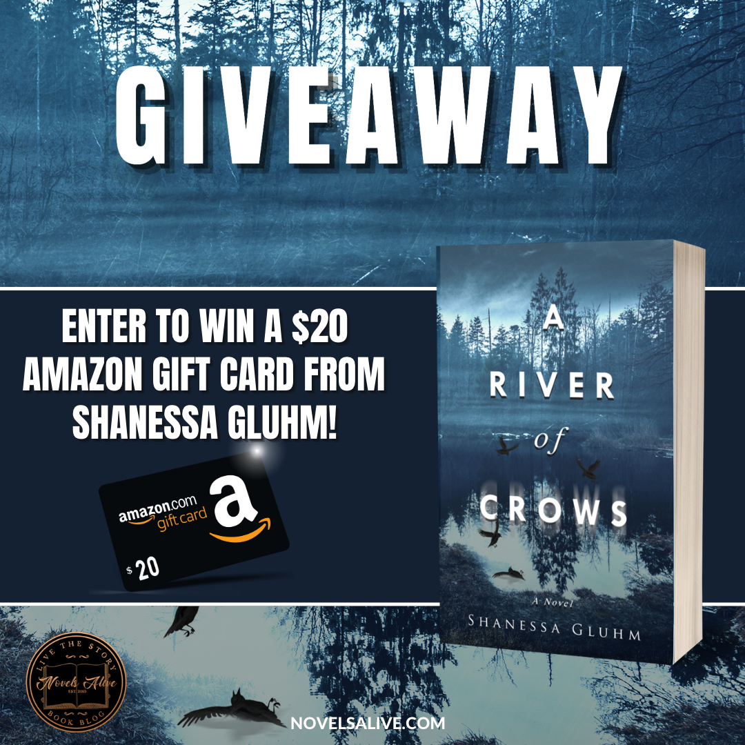 Novels Alive SPOTLIGHT A RIVER OF CROWS by Shanessa Gluhm Plus Giveaway!