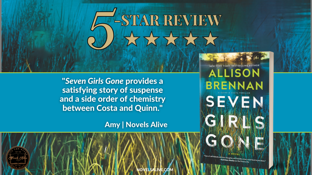 Novels Alive 5STAR REVIEW SEVEN GIRLS GONE by Allison Brennan
