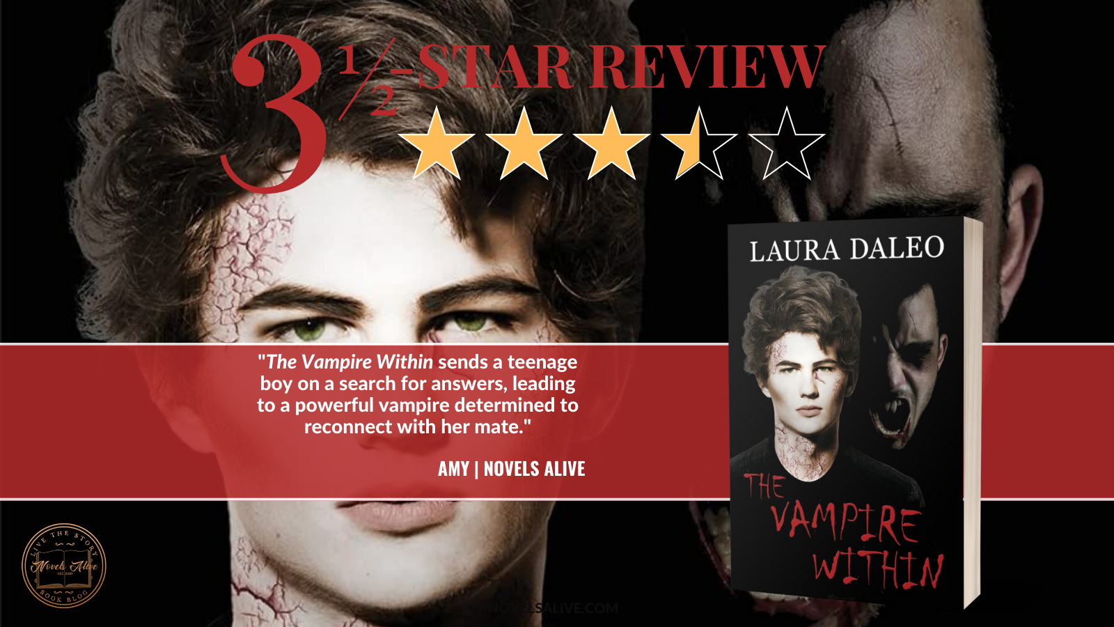 Novels Alive  3.5-STAR REVIEW: THE VAMPIRE WITHIN by Laura Daleo