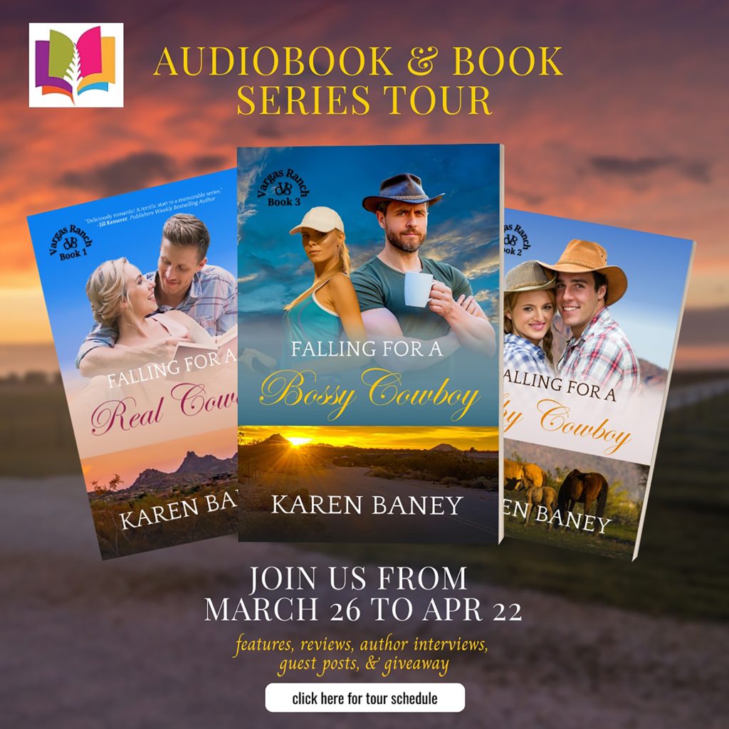 Novels Alive | 4-STAR REVIEW: FALLING FOR A BOSSY COWBOY by Karen Baney