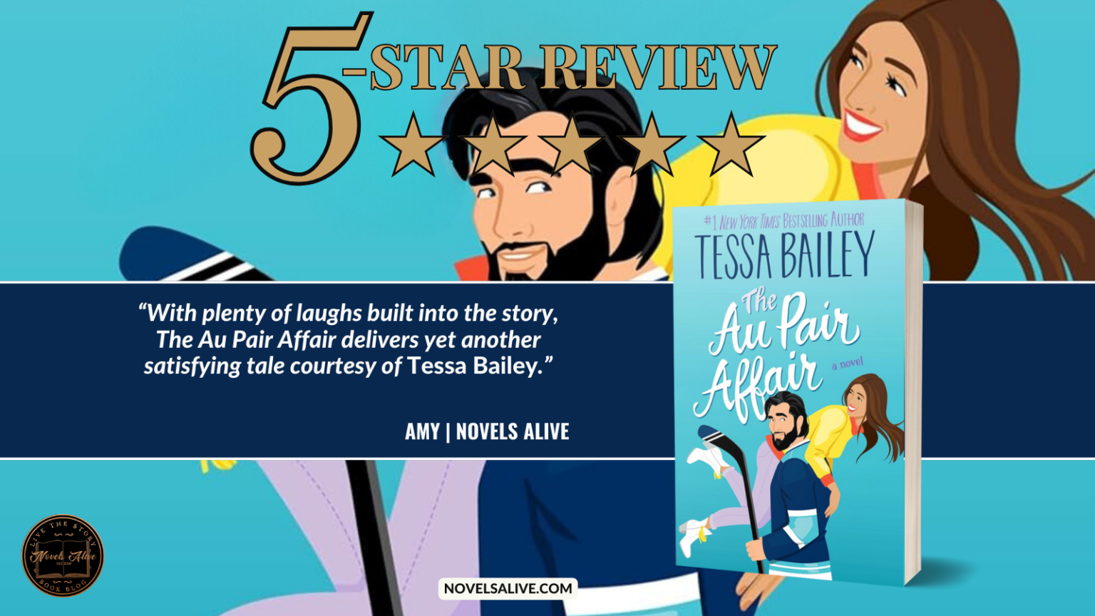 Novels Alive 5STAR REVIEW THE AU PAIR AFFAIR by Tessa Bailey