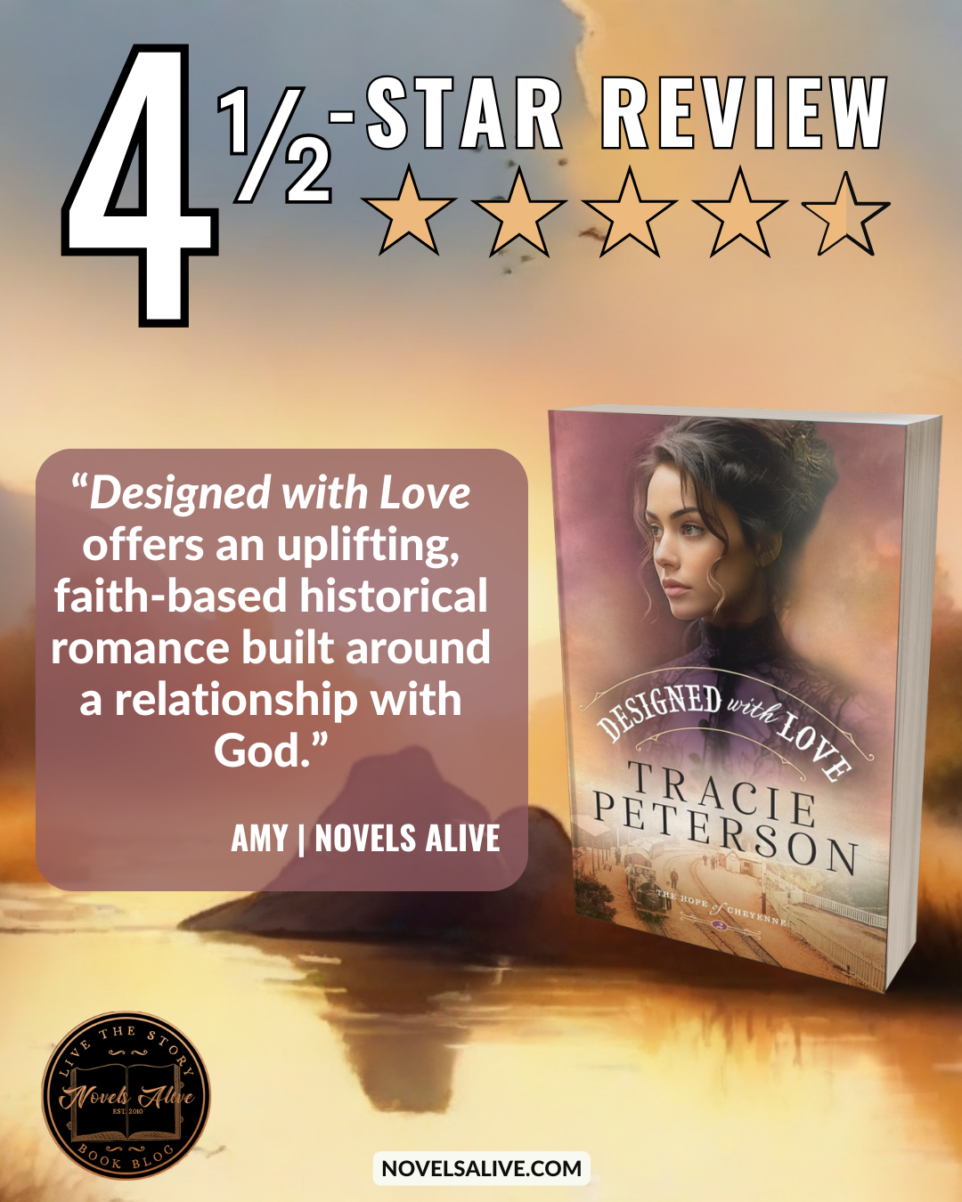 Novels Alive | 4.5-STAR REVIEW: DESIGNED WITH LOVE by Tracie Peterson