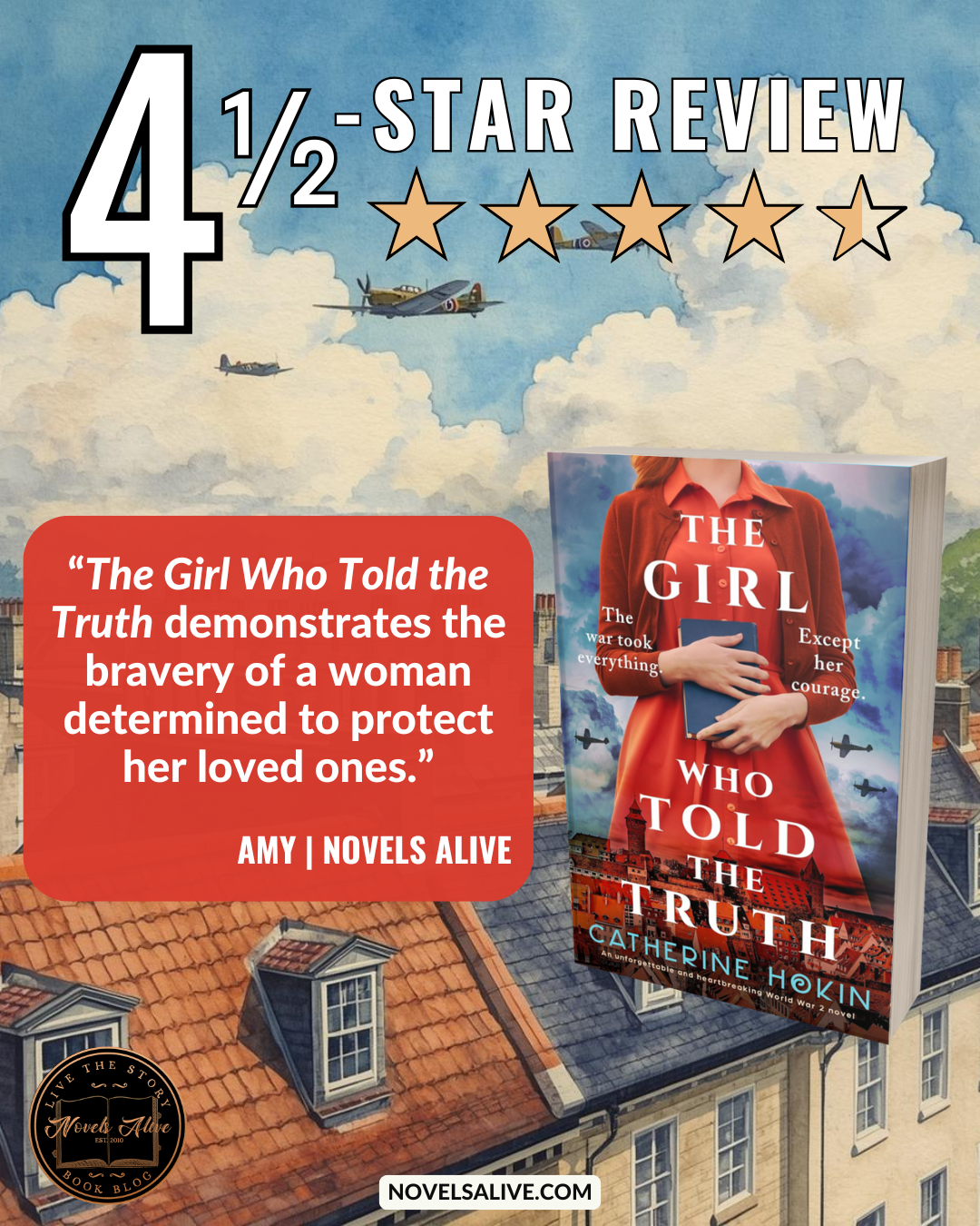 Novels Alive | 4.5-STAR REVIEW: THE GIRL WHO TOLD THE TRUTH by ...