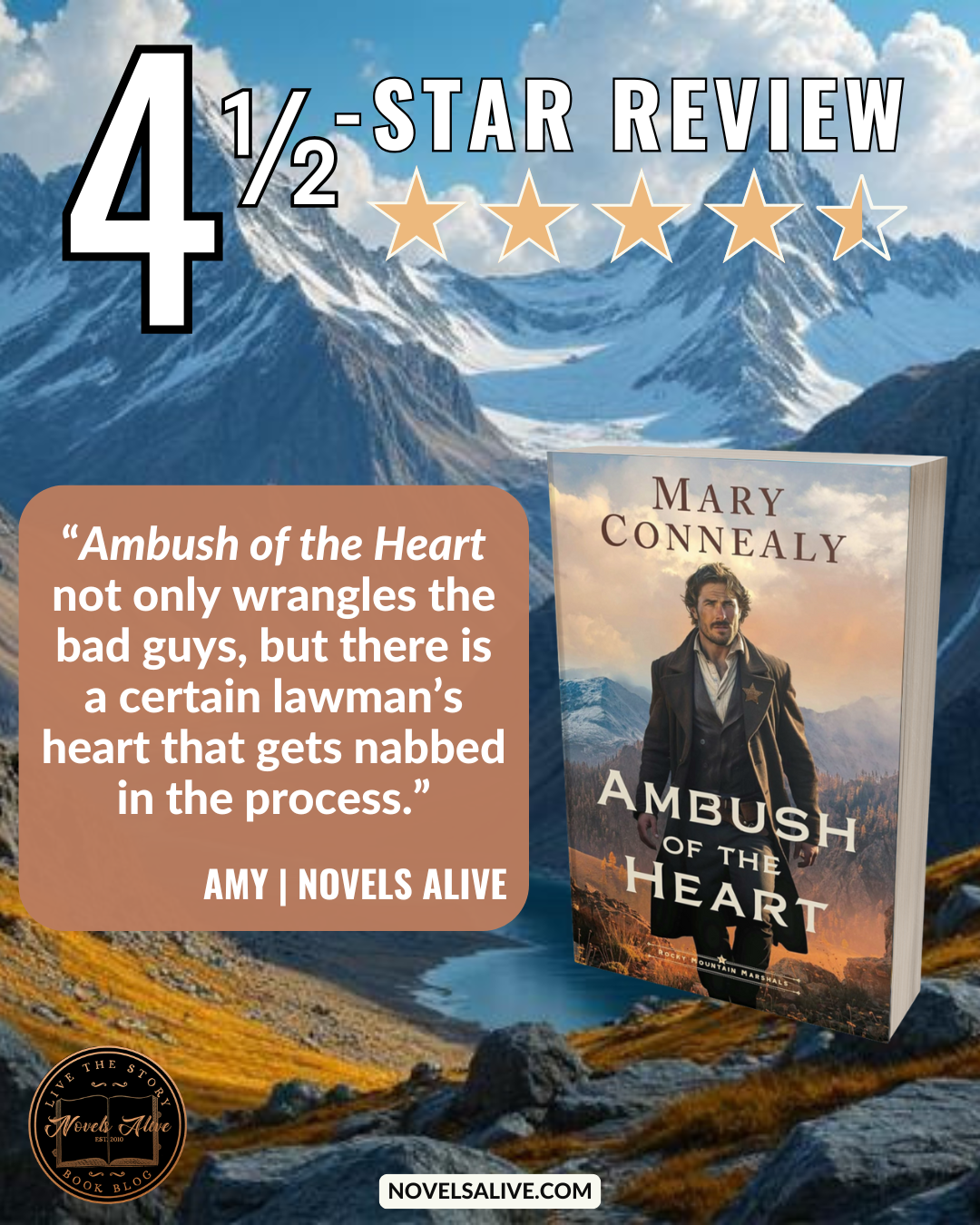 Novels Alive | 4.5-STAR REVIEW: AMBUSH OF THE HEART by Mary Connealy
