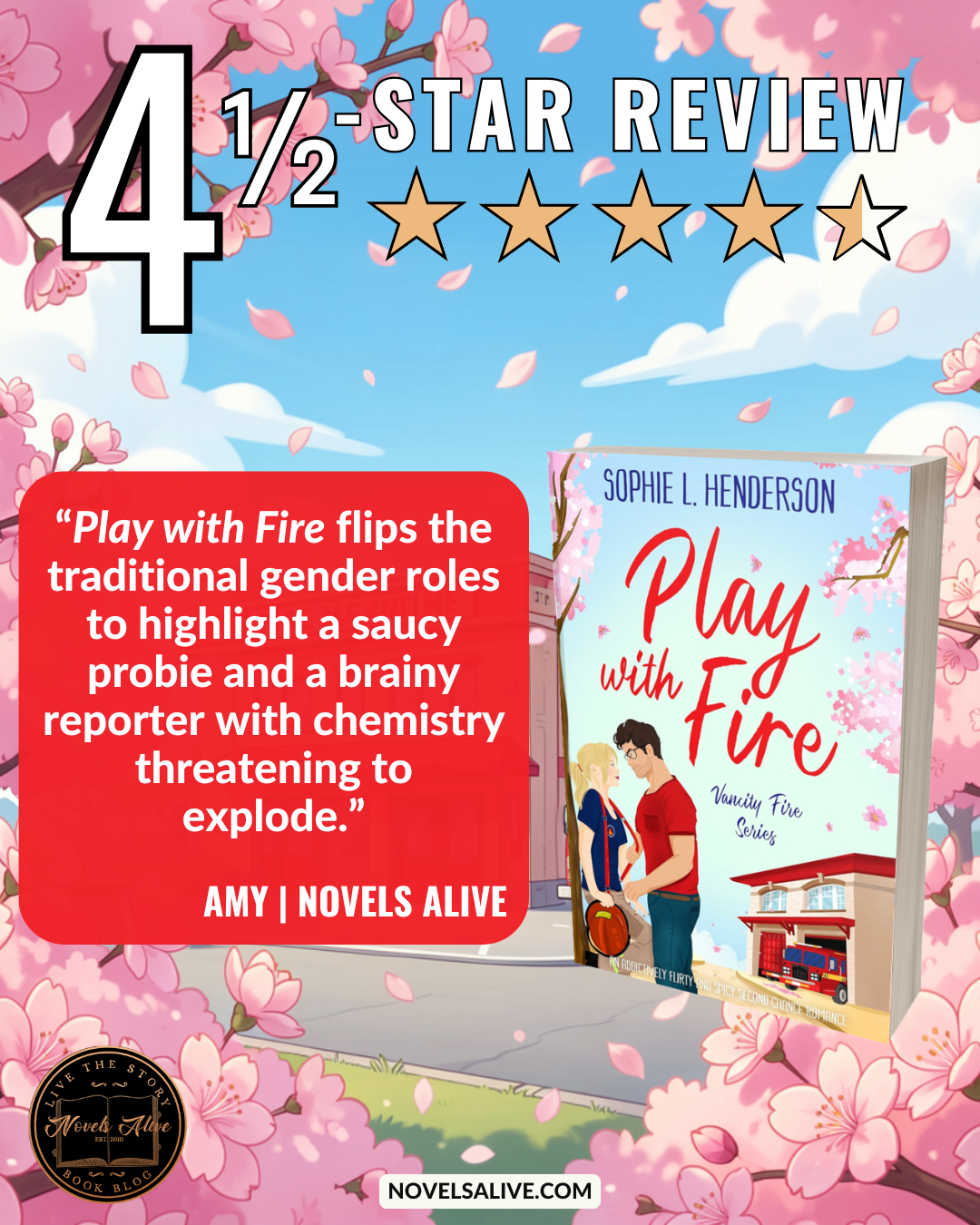 Novels Alive | 4.5-STAR REVIEW: PLAY WITH FIRE by Sophie L. Henderson