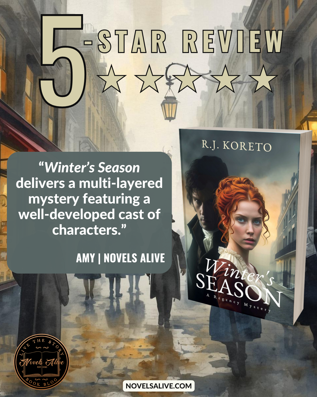 Novels Alive | 5-STAR REVIEW: WINTER’S SEASON by R.J. Koreto