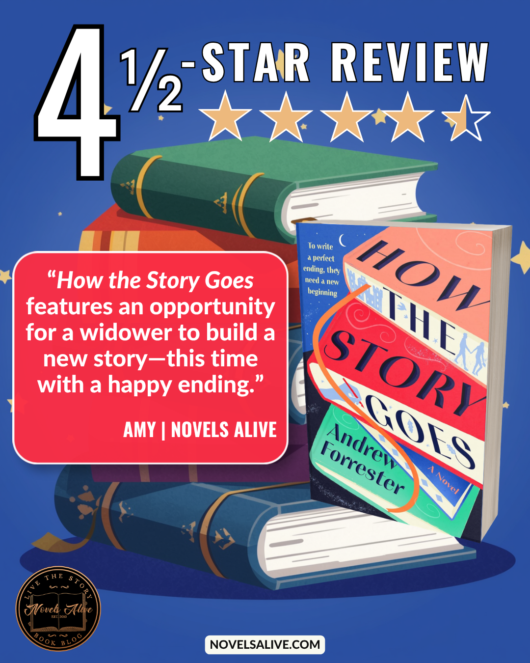 Novels Alive | 4.5-STAR REVIEW: HOW THE STORY GOES by Andrew Forrester