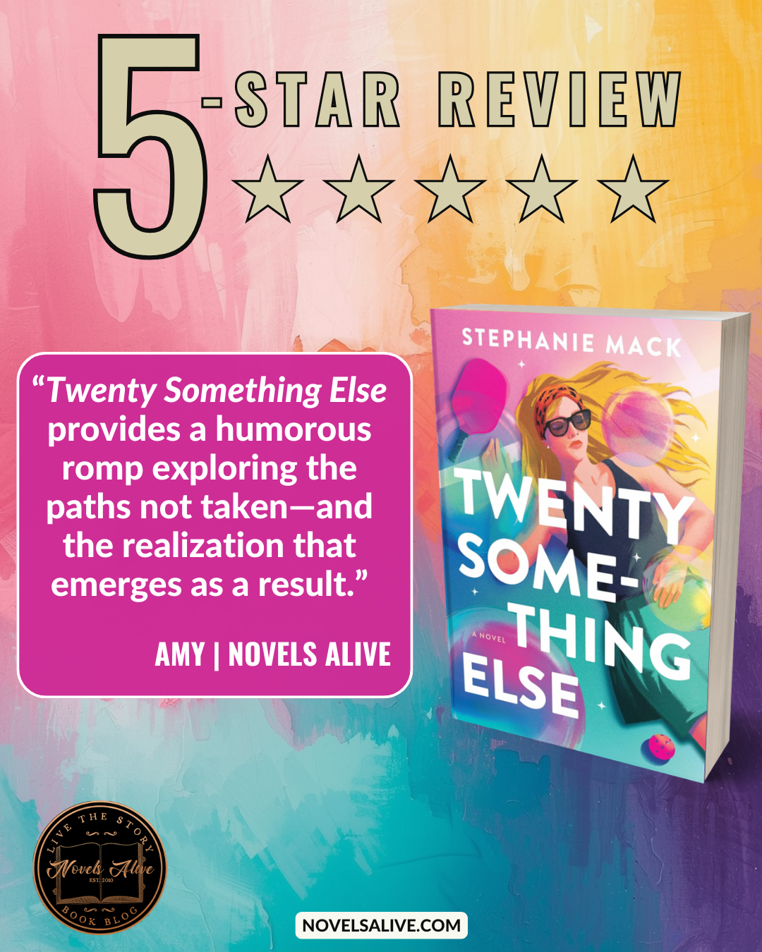 Novels Alive | 5-STAR REVIEW: TWENTY SOMETHING ELSE by Stephanie Mack